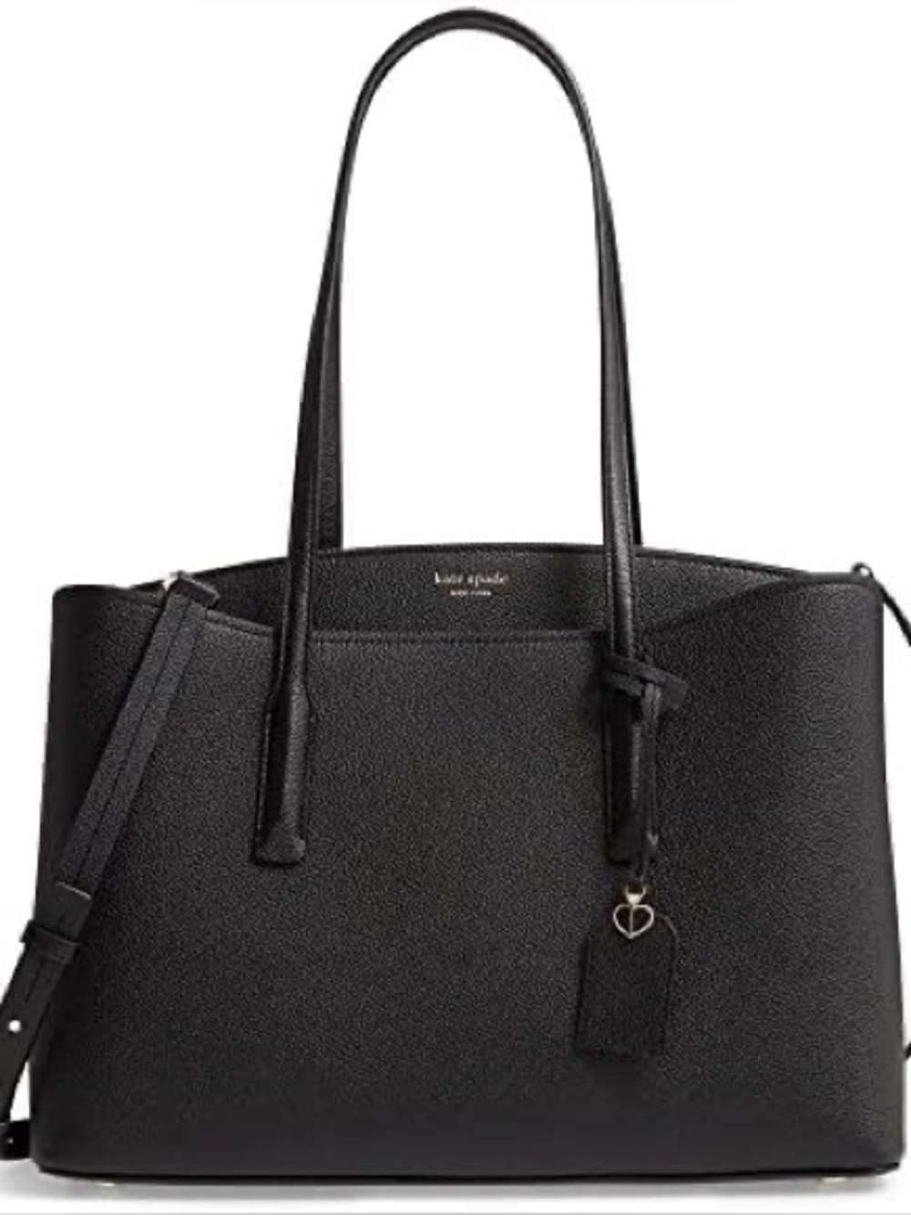 kate spade black marguax work tote